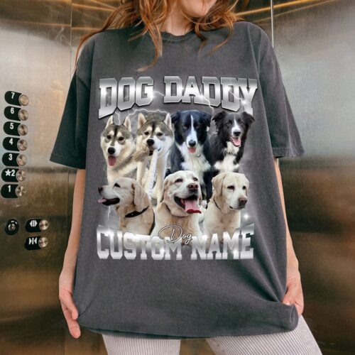 Custom Dog Bootleg Rap Tee | Personalized Dog Shirt | Custom Design image 1