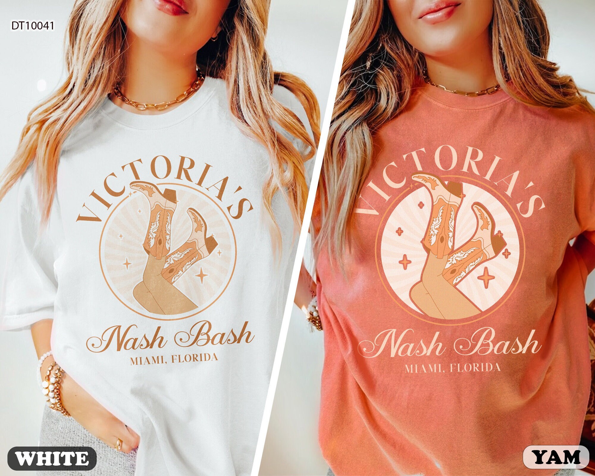 Custom Nashville Bachelorette Shirts: Cowgirl Bridal Tee image 2