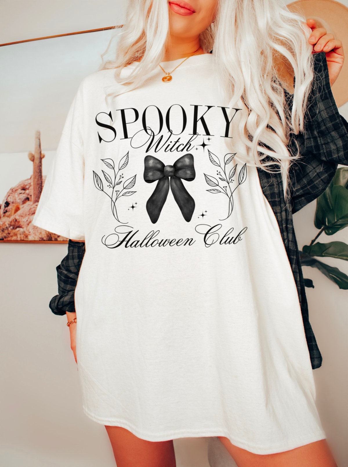 Spooky Witch Social Club Shirt Coquette Halloween Tee image 0