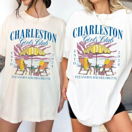 Luxury Vintage Beach Bachelorette & Bride Bridesmaid Shirts image 0