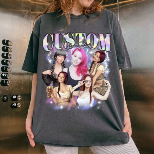 Custom Bootleg Rap Tee | Vintage 90s Photo Shirt | Personalize Your Design image 1