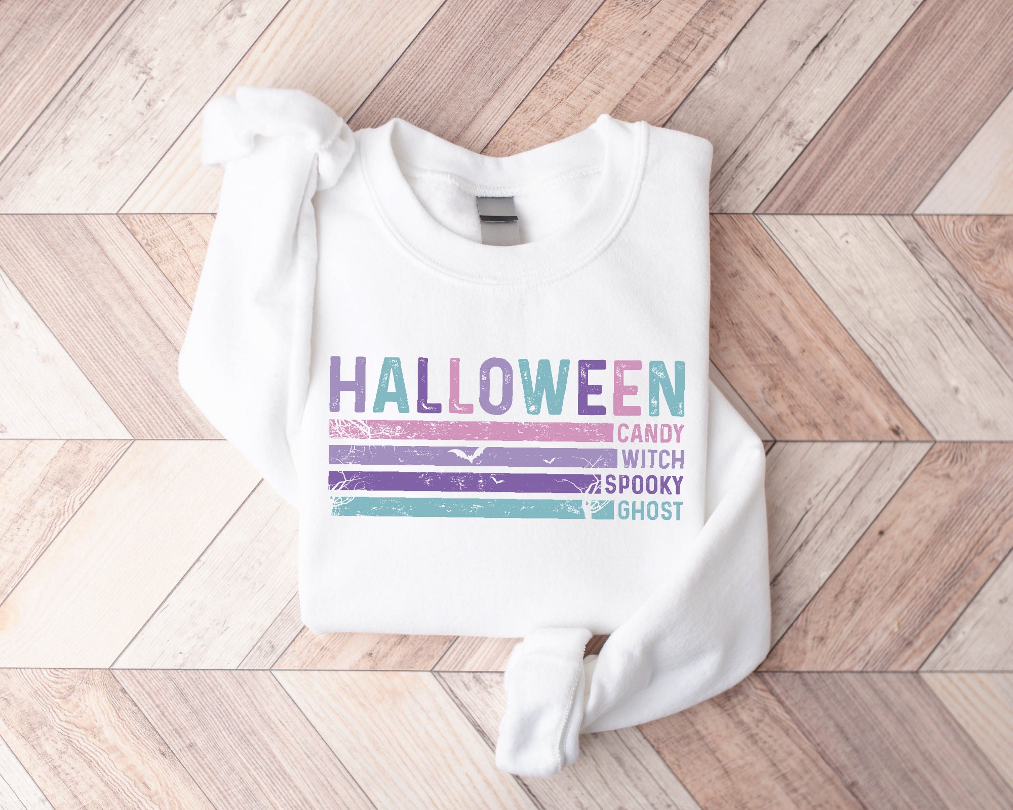 Cute Halloween Sweatshirt: Women's Gift for Spooky Season image 5