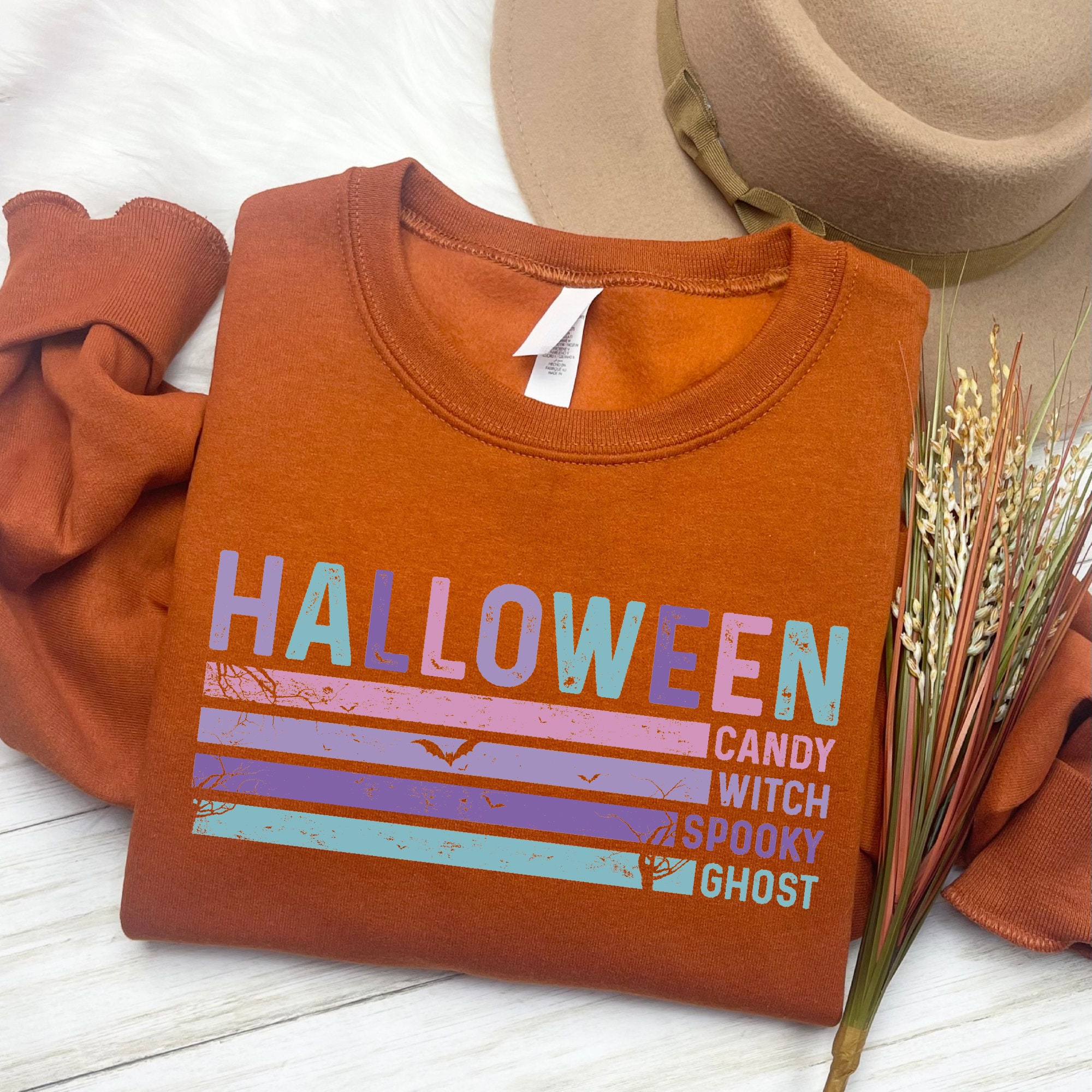 Cute Halloween Sweatshirt: Women's Gift for Spooky Season image 7