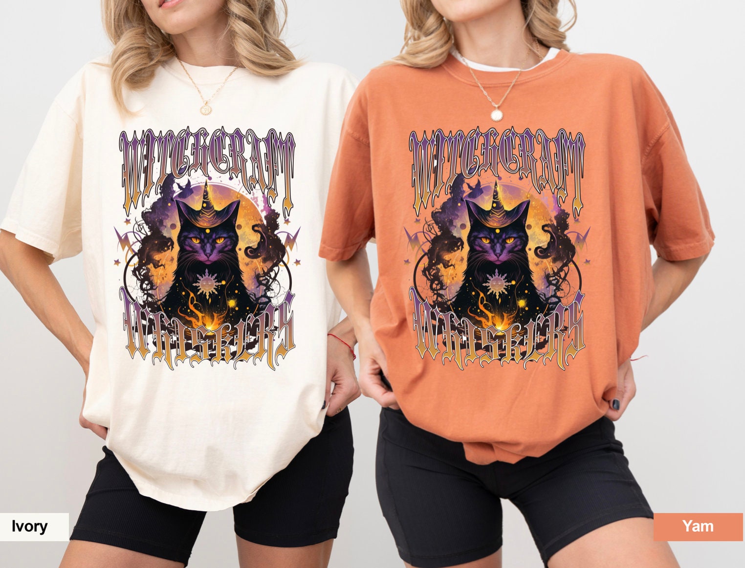 Halloween Black Cat Shirt: Cute Witch Shirt for Women image 1