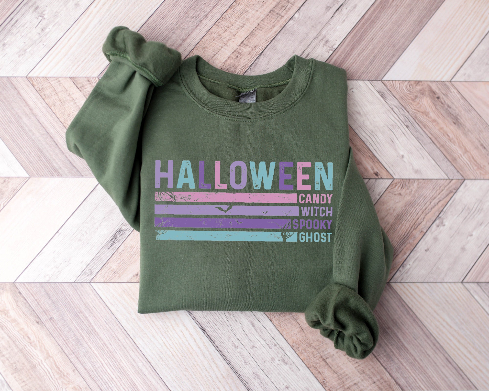 Cute Halloween Sweatshirt: Women's Gift for Spooky Season image 6