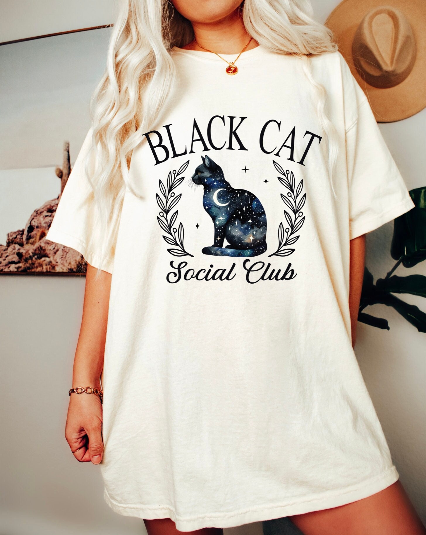 Spooky Cat Halloween Shirt image 0