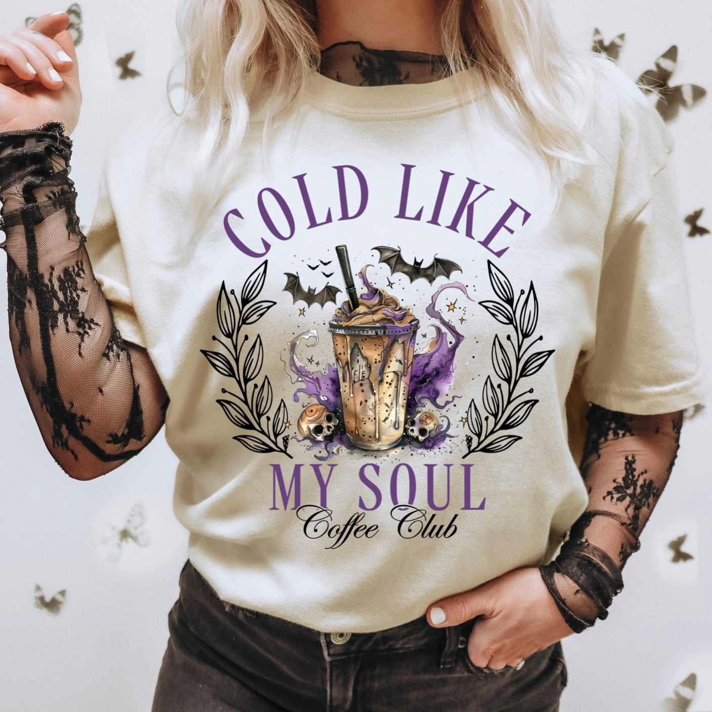 Pumpkin Spice Latte Shirt: Halloween Iced Coffee Lovers Tee image 1