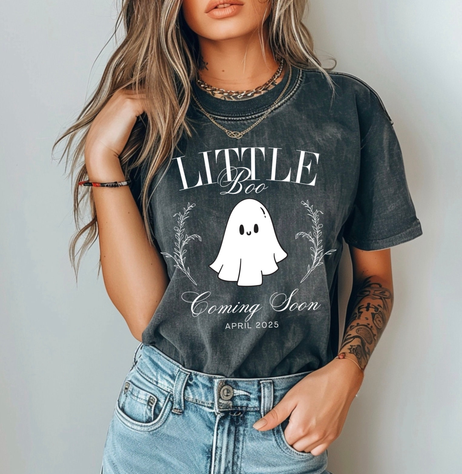 Halloween Pregnancy Maternity Shirt: Pregnant Ghost Costume image 2