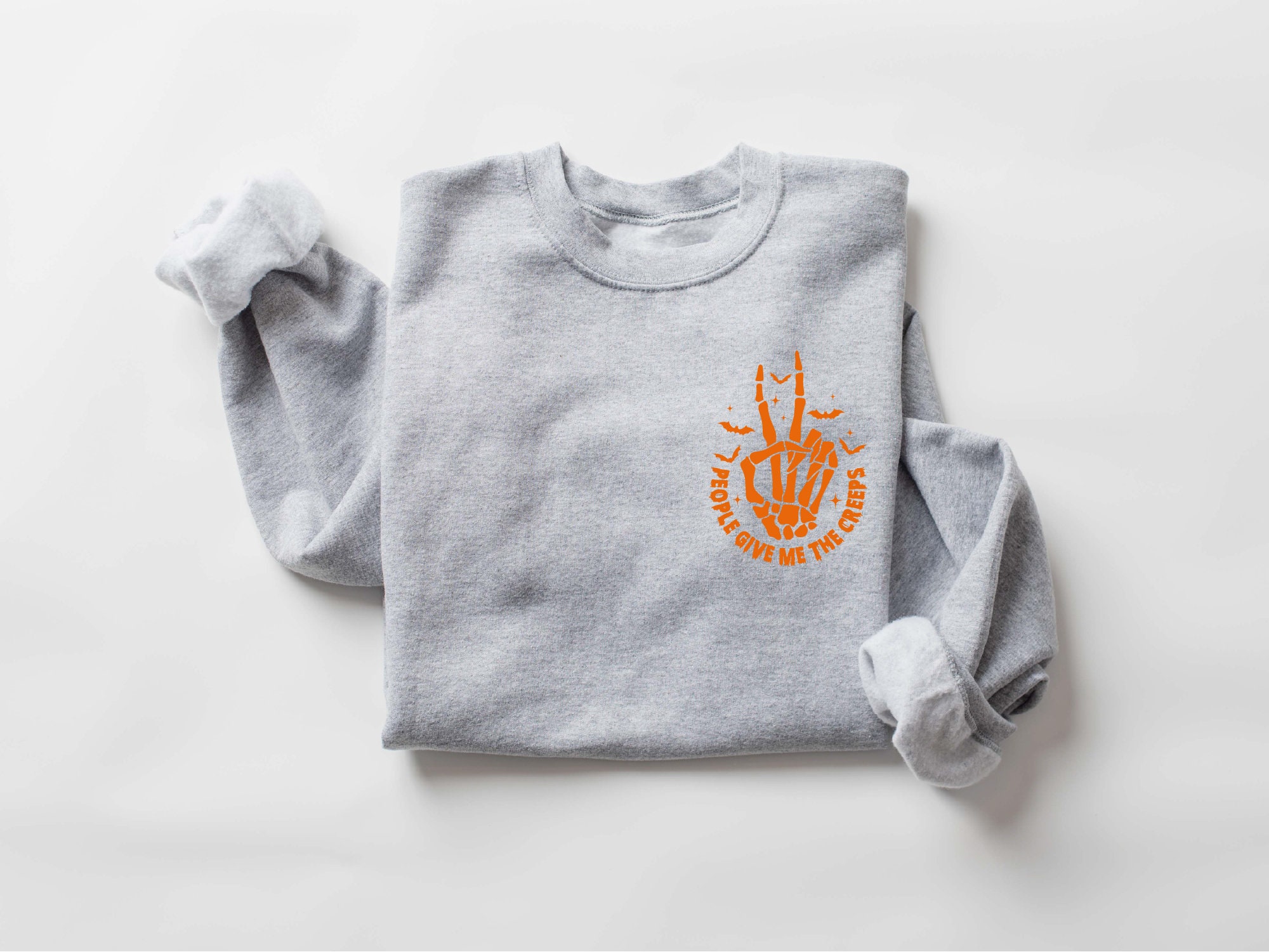 Skeleton Hand Sweatshirt for Women - Creepy Halloween Gift image 2