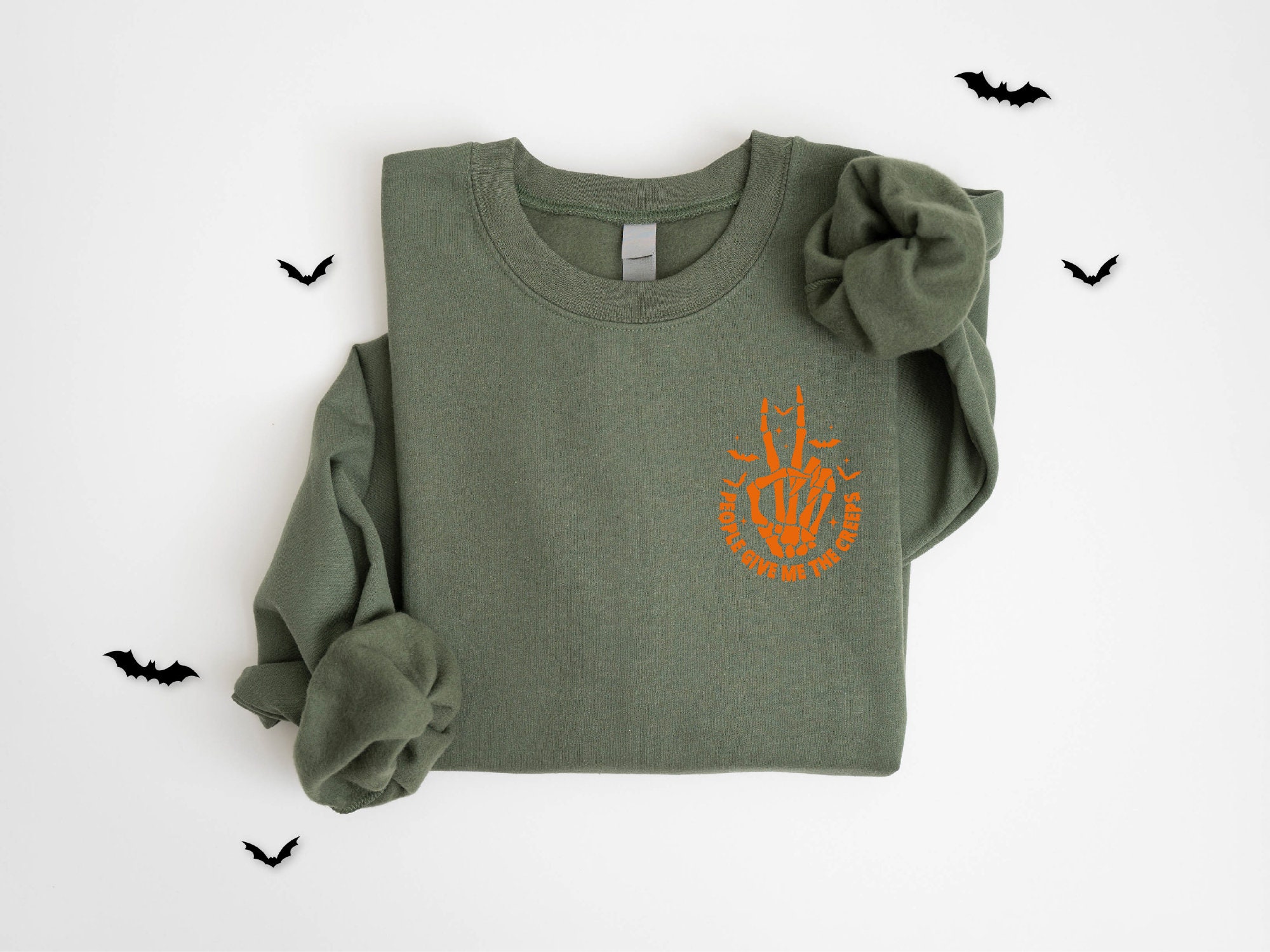 Skeleton Hand Sweatshirt for Women - Creepy Halloween Gift image 3