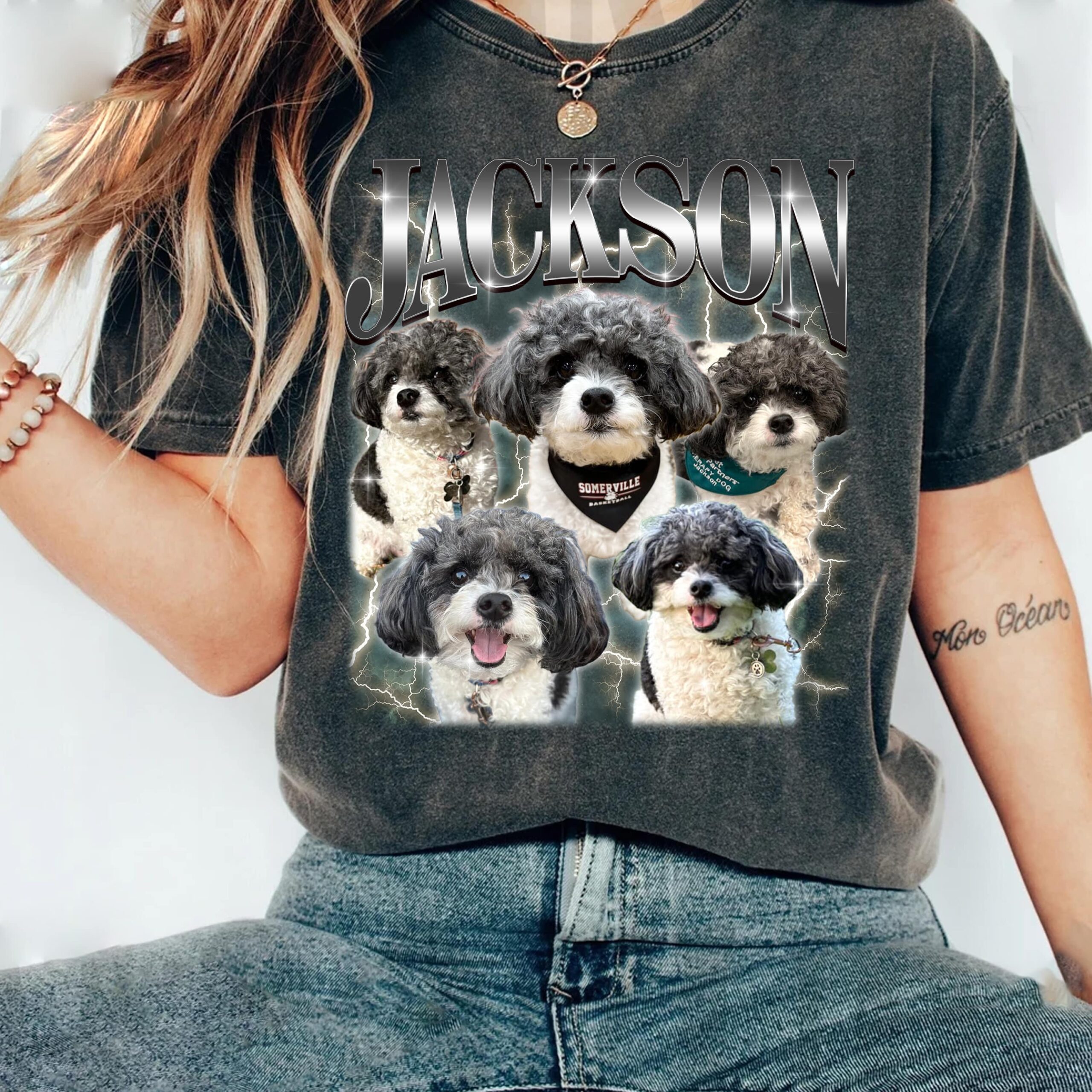 Custom Bootleg Rap Tee | Personalized Dog Shirt | Custom Pet Design image 1