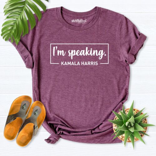 I'm Speaking Kamala Harris Shirt Feminist Tee Biden Harris Election Shirt Women's Political Shirt image 0