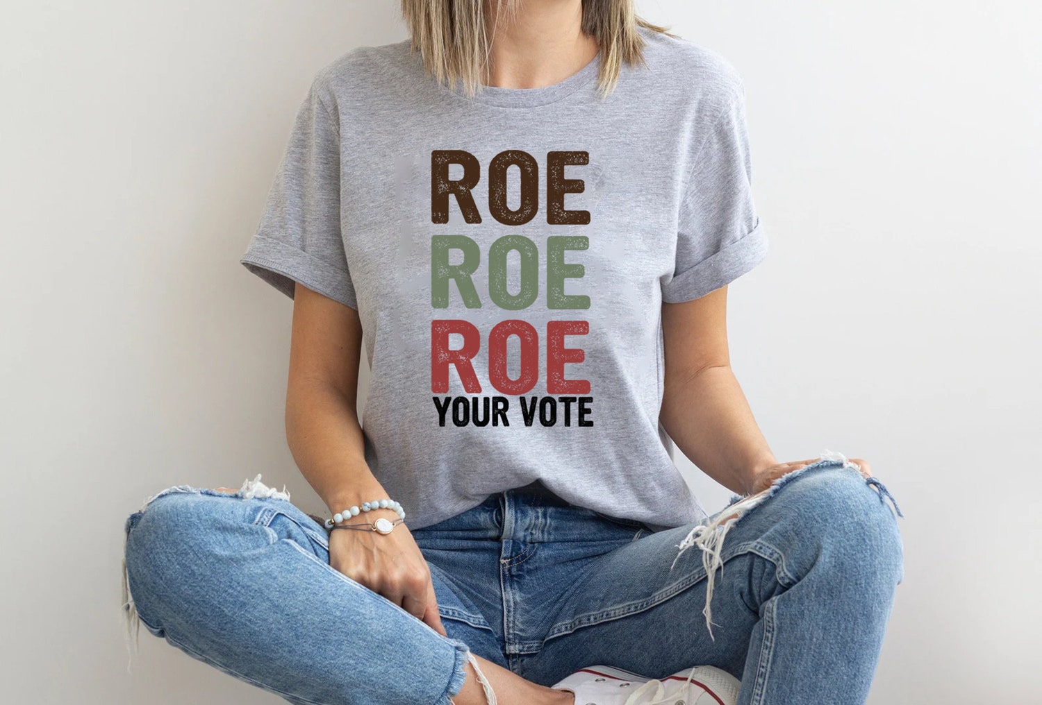 Roe Roe Roe Your Vote Shirt Protest Equality Tee Human Rights Activist image 2