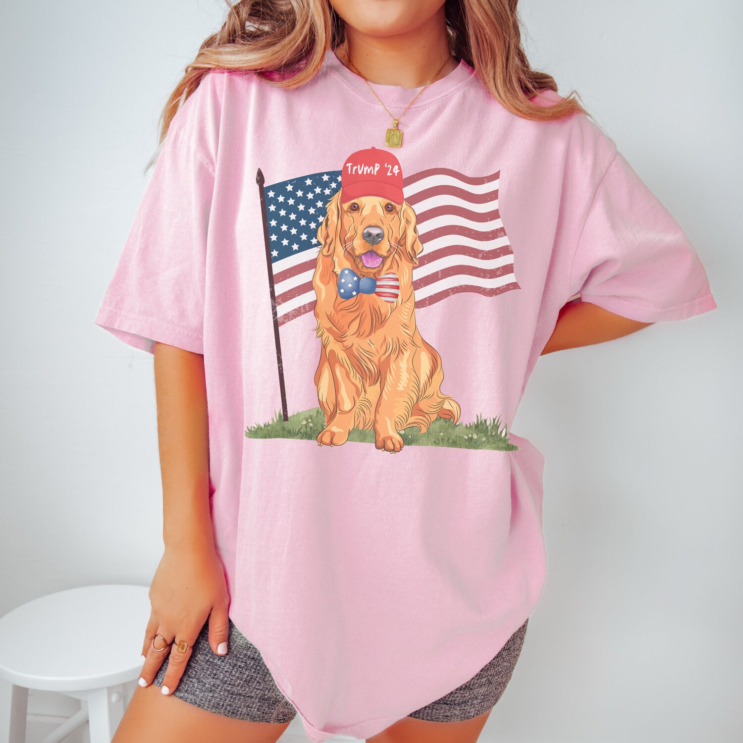 Trump 2024 Shirt 90s Donald Trump Election Tee 4th of July Republican Shirt image 4