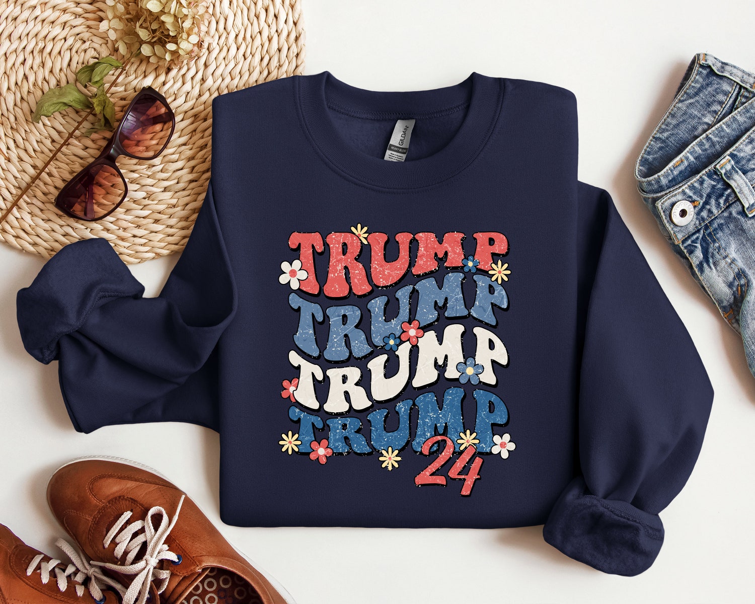 Trump 2024 Shirt Trump Girl Mug Shot Republican Election Political image 2