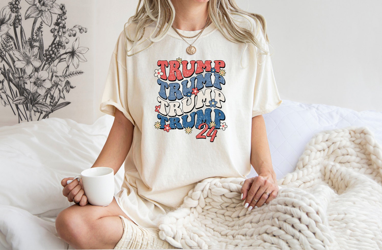 Trump 2024 Shirt Trump Girl Mug Shot Republican Election Political image 3