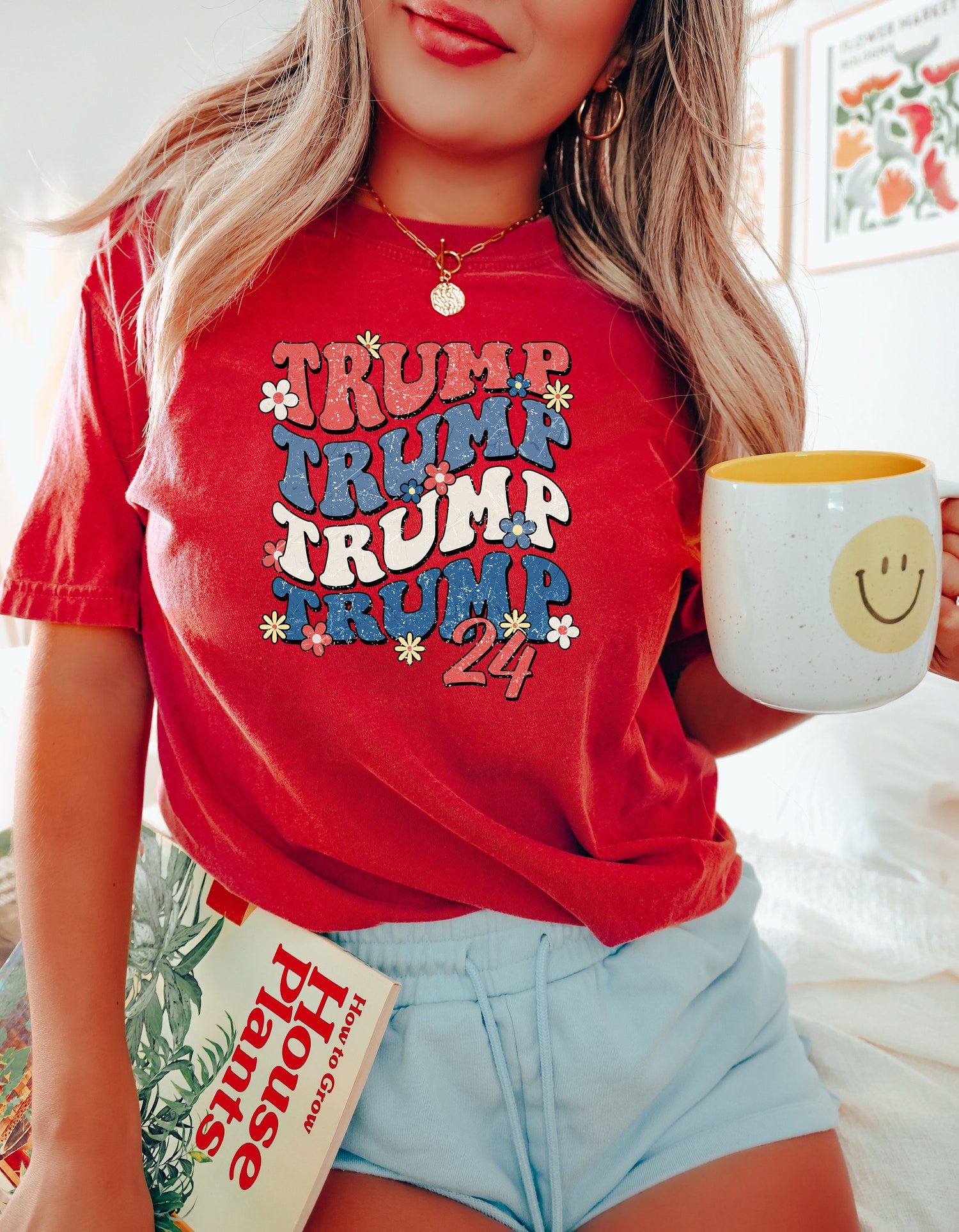 Trump 2024 Shirt Trump Girl Mug Shot Republican Election Political image 0