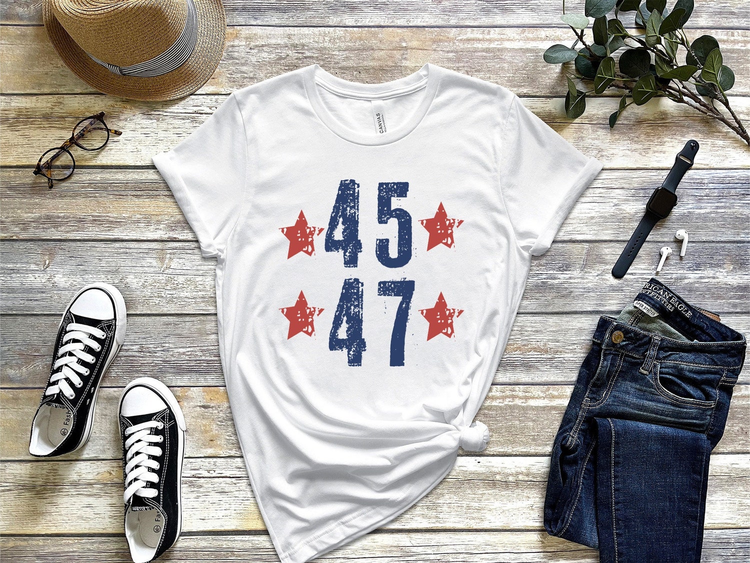 Trump 2024 45 47 Save America Hoodie Conservative Gift Patriot Shirt image 0