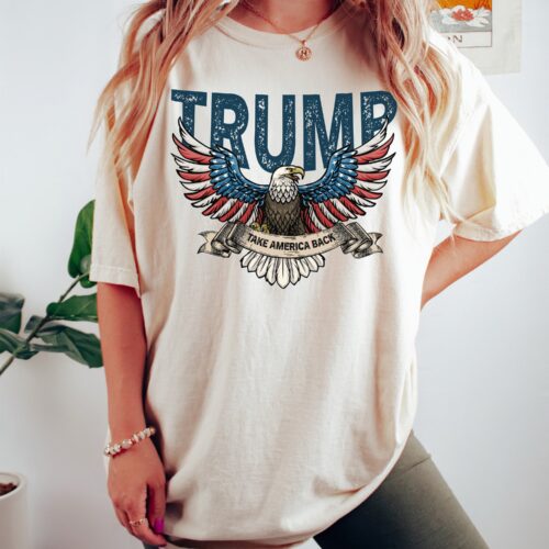 Trump 2024 Take America Back Shirt Funny Republican Gift Trump for President image 0