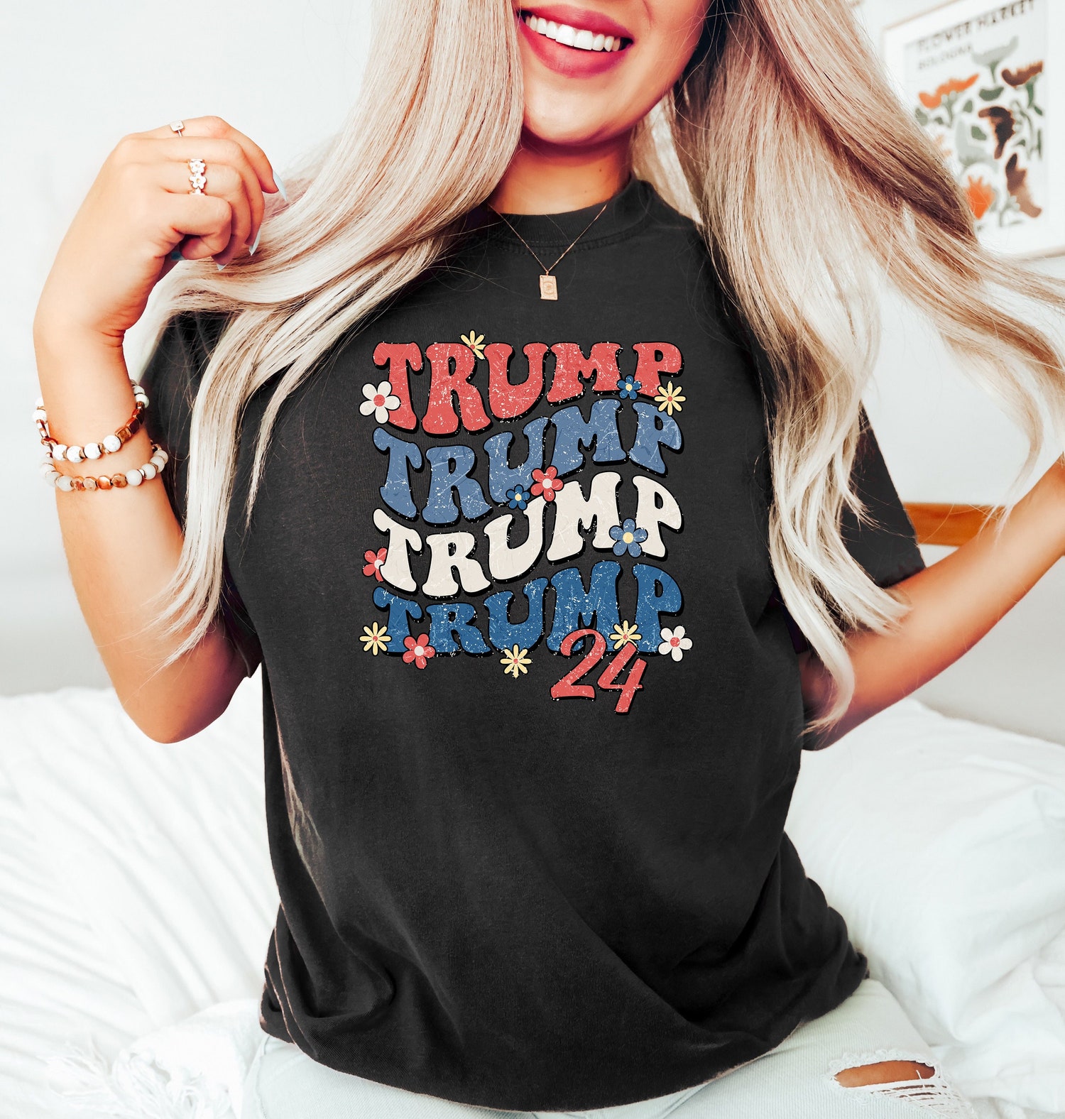 Trump 2024 Shirt Trump Girl Mug Shot Republican Election Political image 1