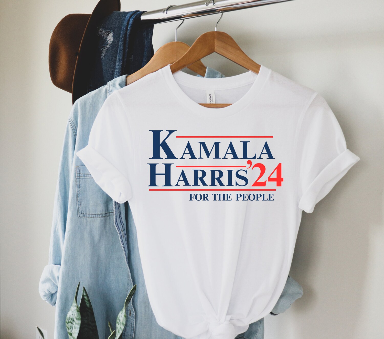 Kamala Harris 2024 Shirt Madam President Tee Presidential Election Rally Shirt image 2