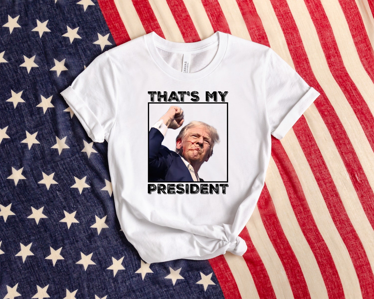 Donald Trump 2024 Campaign Shirt Trump Fighter Presidential Election Shirt image 2