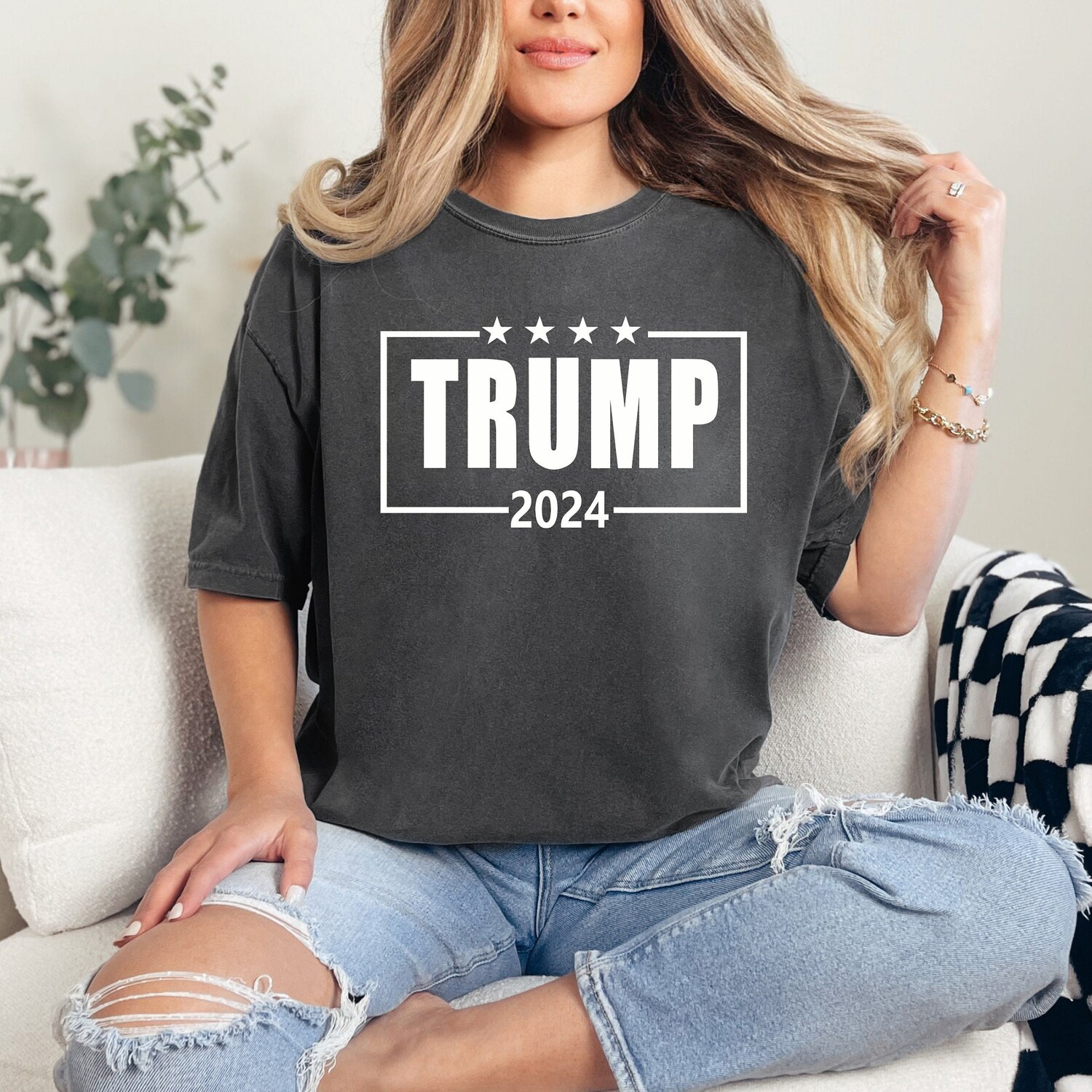 Trump 2024 Shirt Pro America Republican Tee Patriotic Shirt image 2