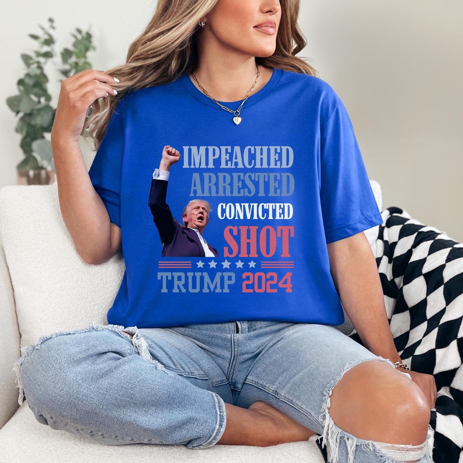 Trump 2024 Fight Shirt President Trump 2024 Shirt Republican Fix America Again Trump image 1