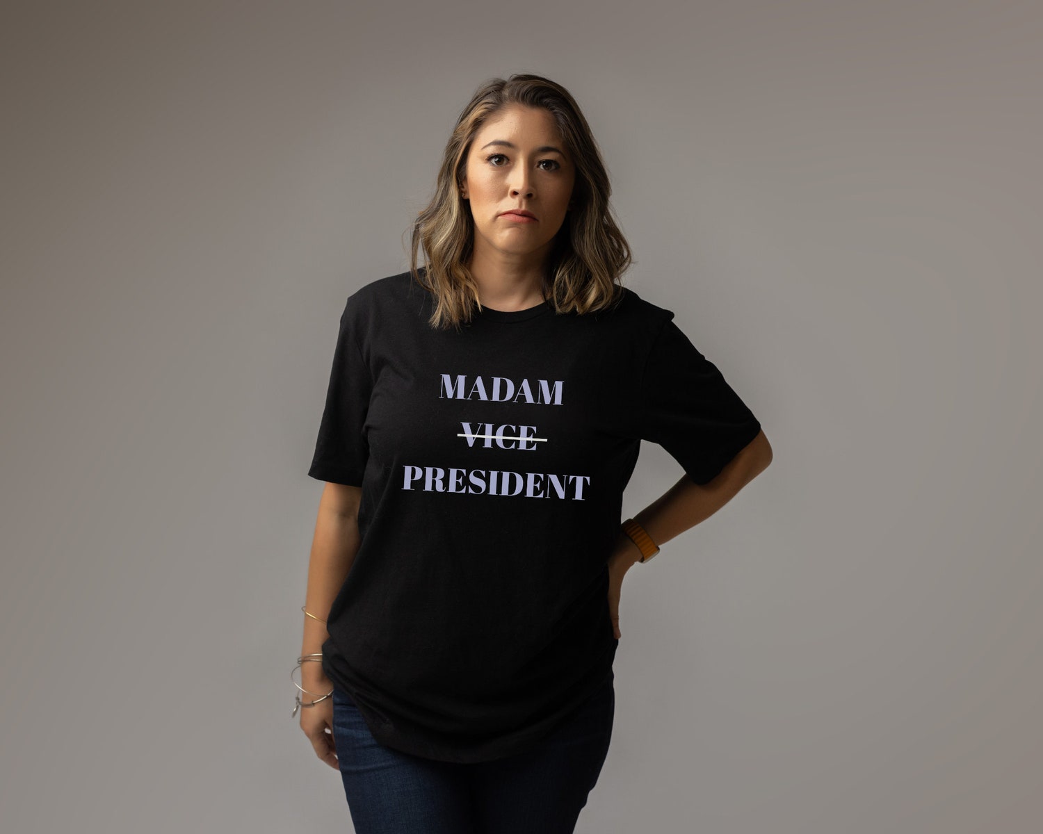 Kamala Harris 2024 T-Shirt Vote Blue Anti-Trump Gift Democrat Support Biden Drop Out image 0