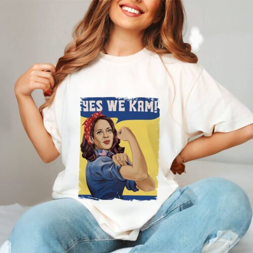 Kamala Harris Yes We Kam Shirt Kamala Harris 2024 Presidential Campaign T-Shirt image 0