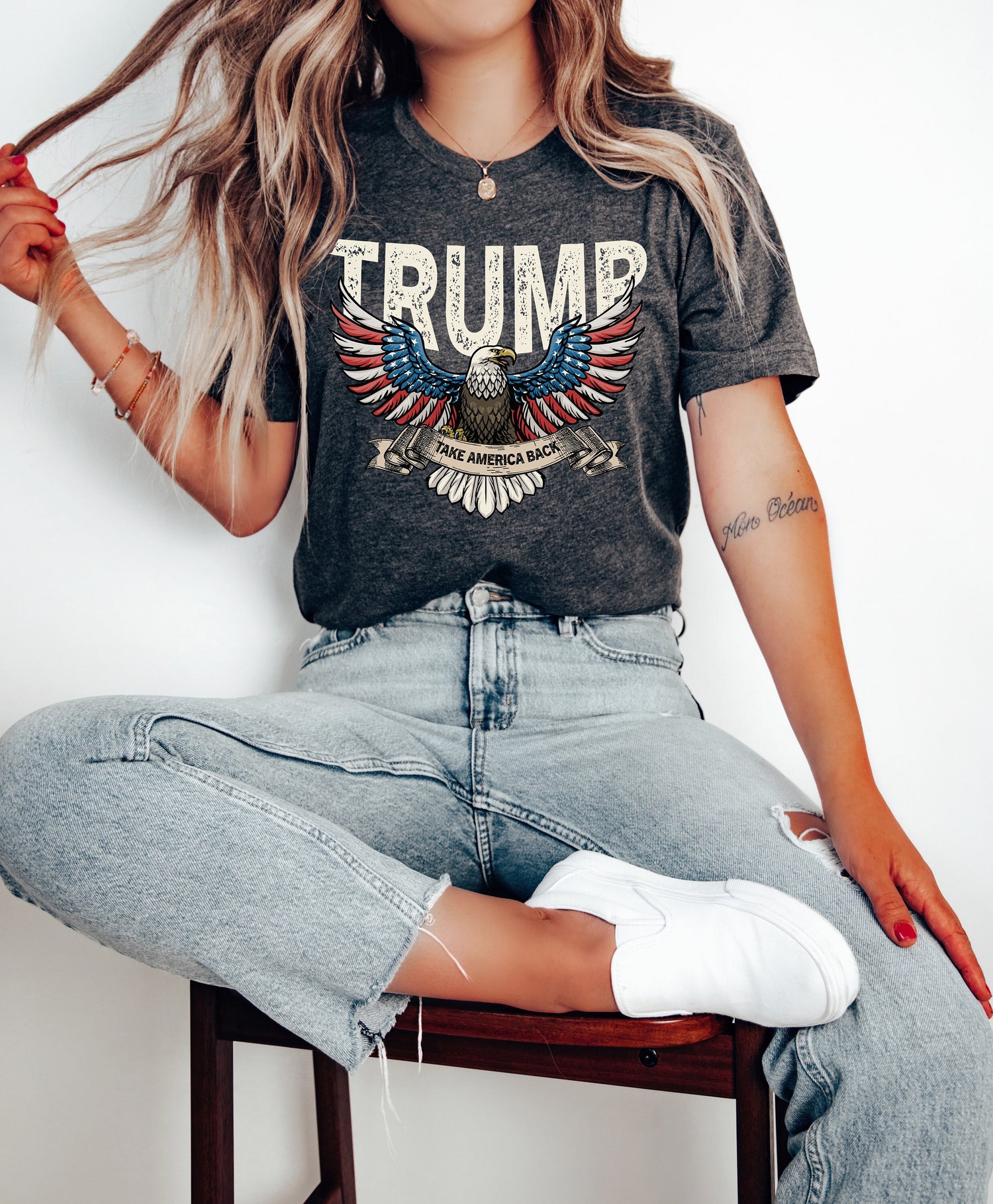 Trump 2024 Take America Back Shirt Funny Republican Gift Trump for President image 1