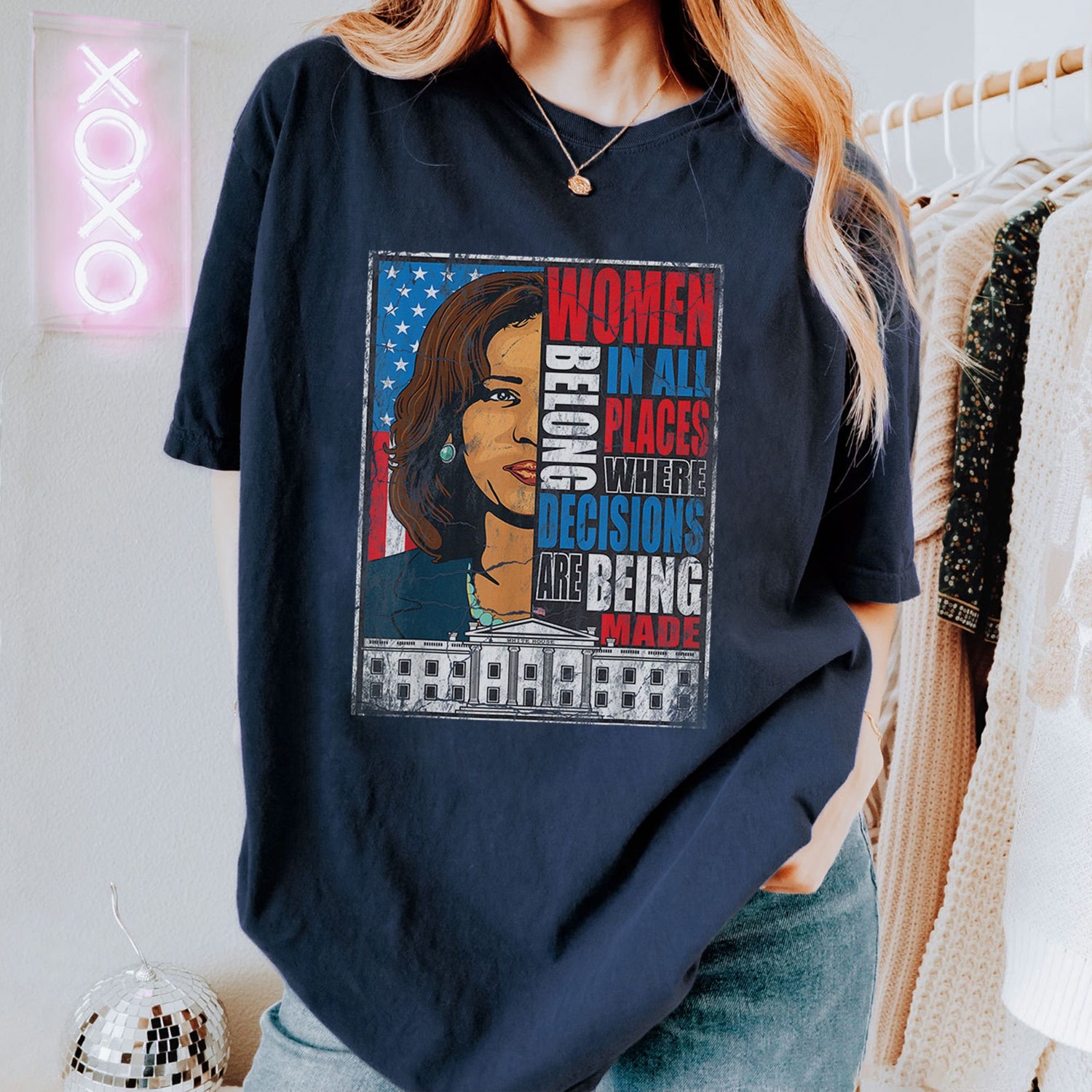 Kamala Harris 2024 Election T-Shirt Equal Rights Women in Leadership Political image 4