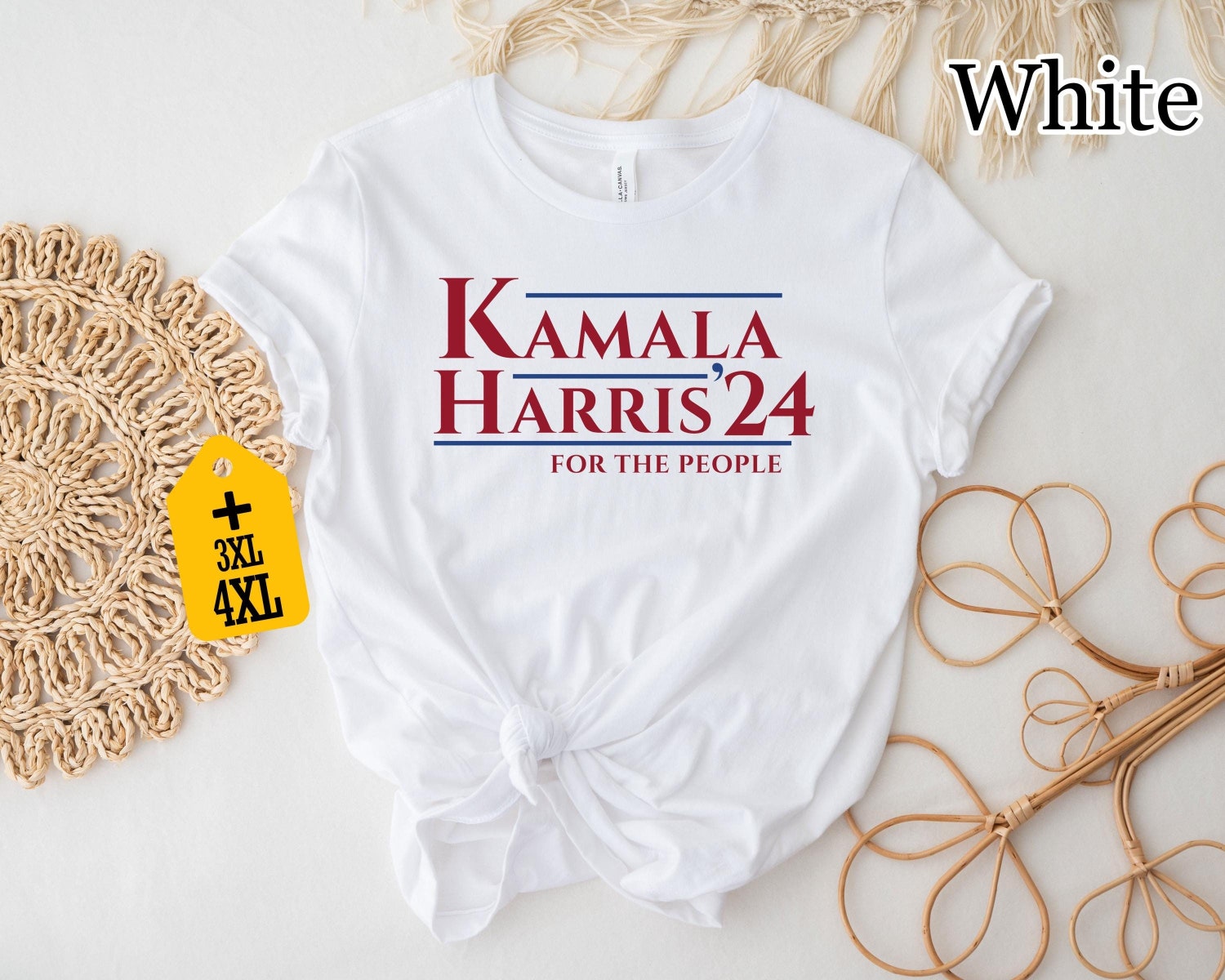 Kamala Harris 2024 Shirt Madam President I Am Speaking Kamala For The People Rally Tee image 3