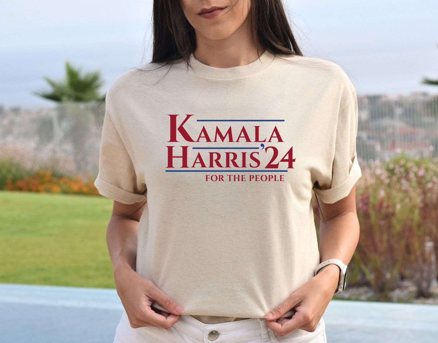 Kamala Harris 2024 Shirt Madam President I Am Speaking Kamala For The People Rally Tee image 6