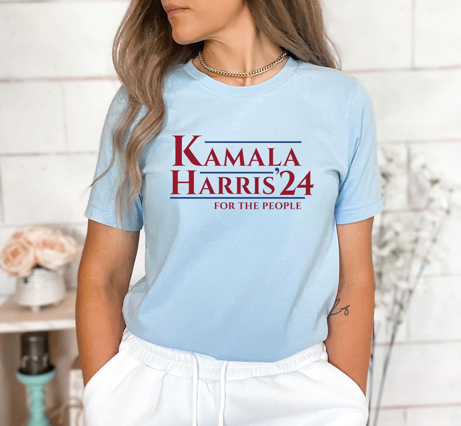 Kamala Harris 2024 Shirt Madam President Shirt Kamala For The People I Am Speaking Tee image 2