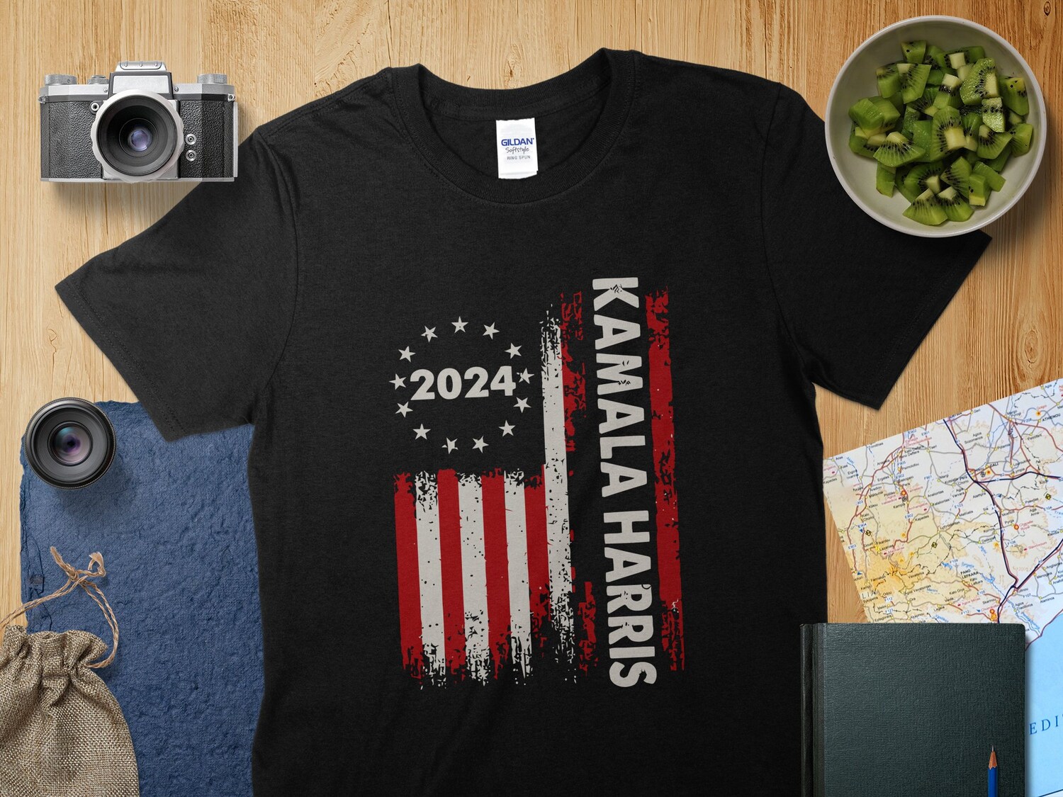 Kamala Harris 2024 Presidential Election T-Shirt Vote Democrat Gift Idea image 2