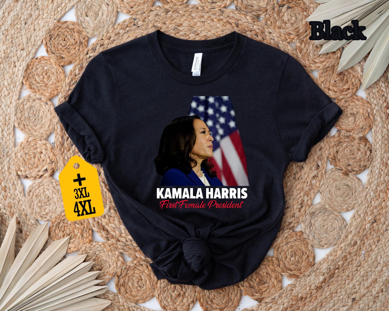 Kamala Harris 2024 T-Shirt Madam President I Am Speaking Kamala For The People Rally Tee image 5