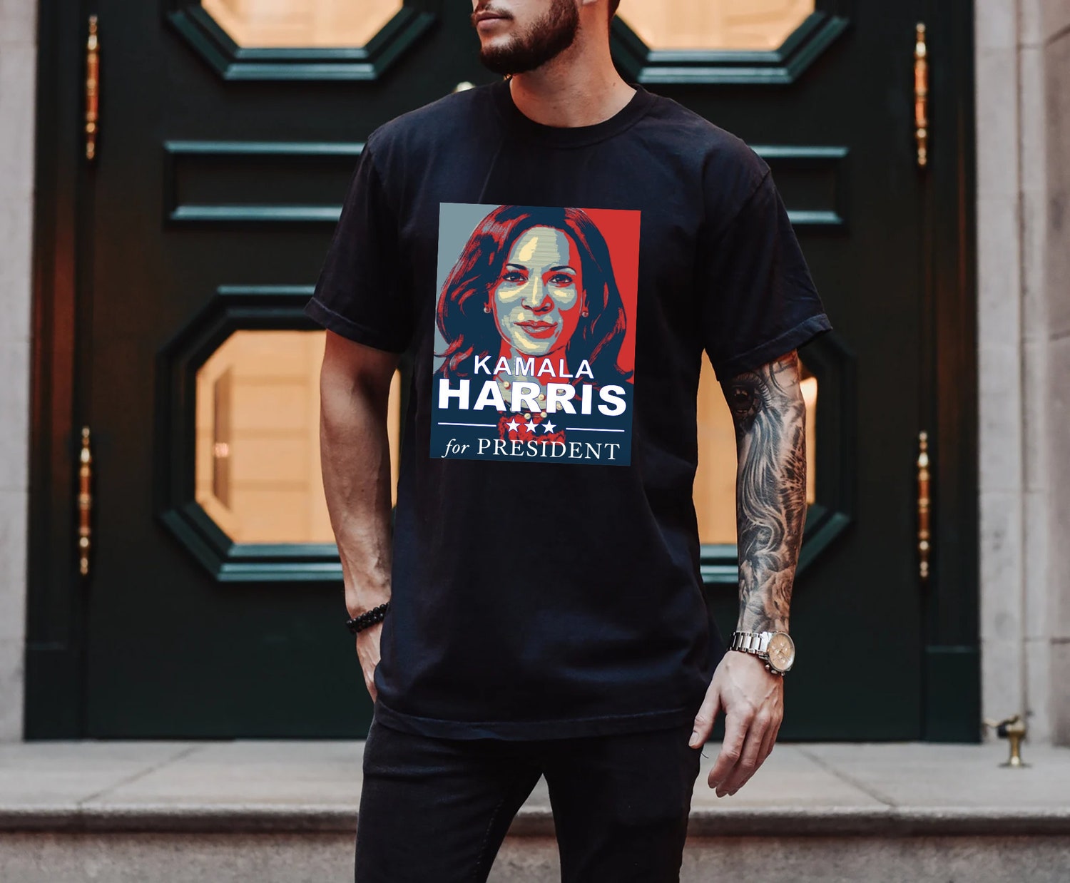 Kamala Harris for President 2024 Shirt Women’s Political Tee Democrat Girl Power Equal Rights image 4