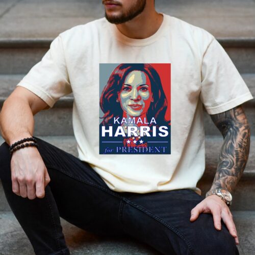 Kamala Harris for President 2024 Shirt Women’s Political Tee Democrat Girl Power Equal Rights image 0