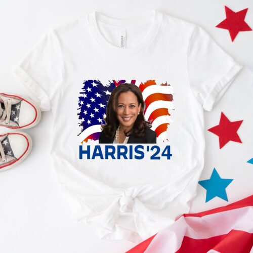 Kamala Harris 2024 Shirt Madam President Tee Presidential Election Rally Shirt Gift image 0