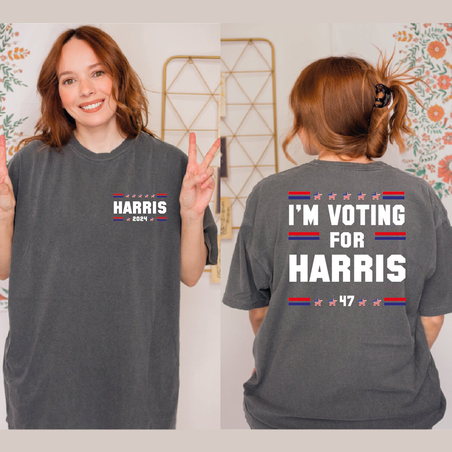 Kamala Harris Shirt Vote for Kamala Harris Presidential Election Tee Kamala Harris For The People image 2