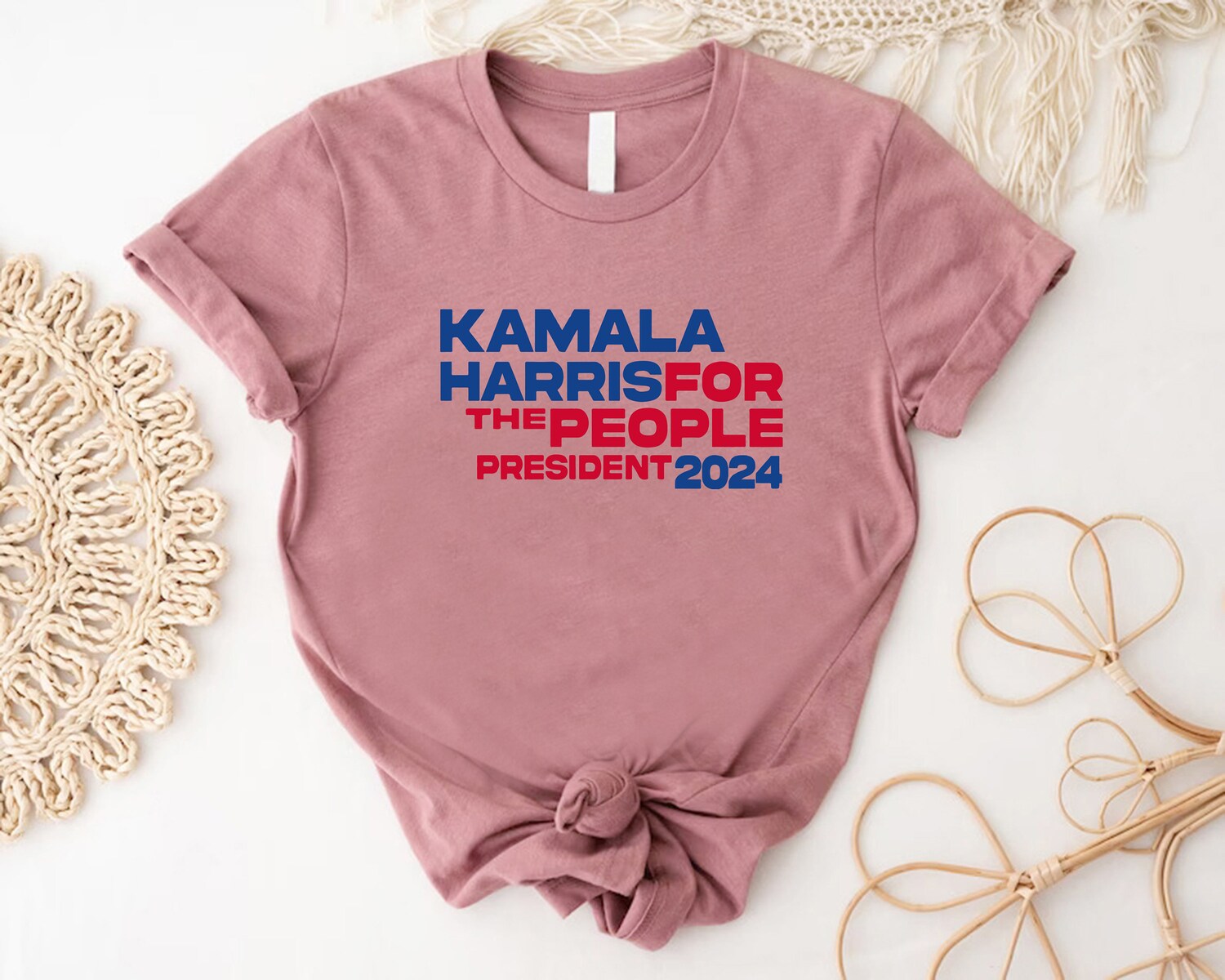 Kamala Harris For The People 2024 President Shirt Democrat Rally Gift Tshirt image 5