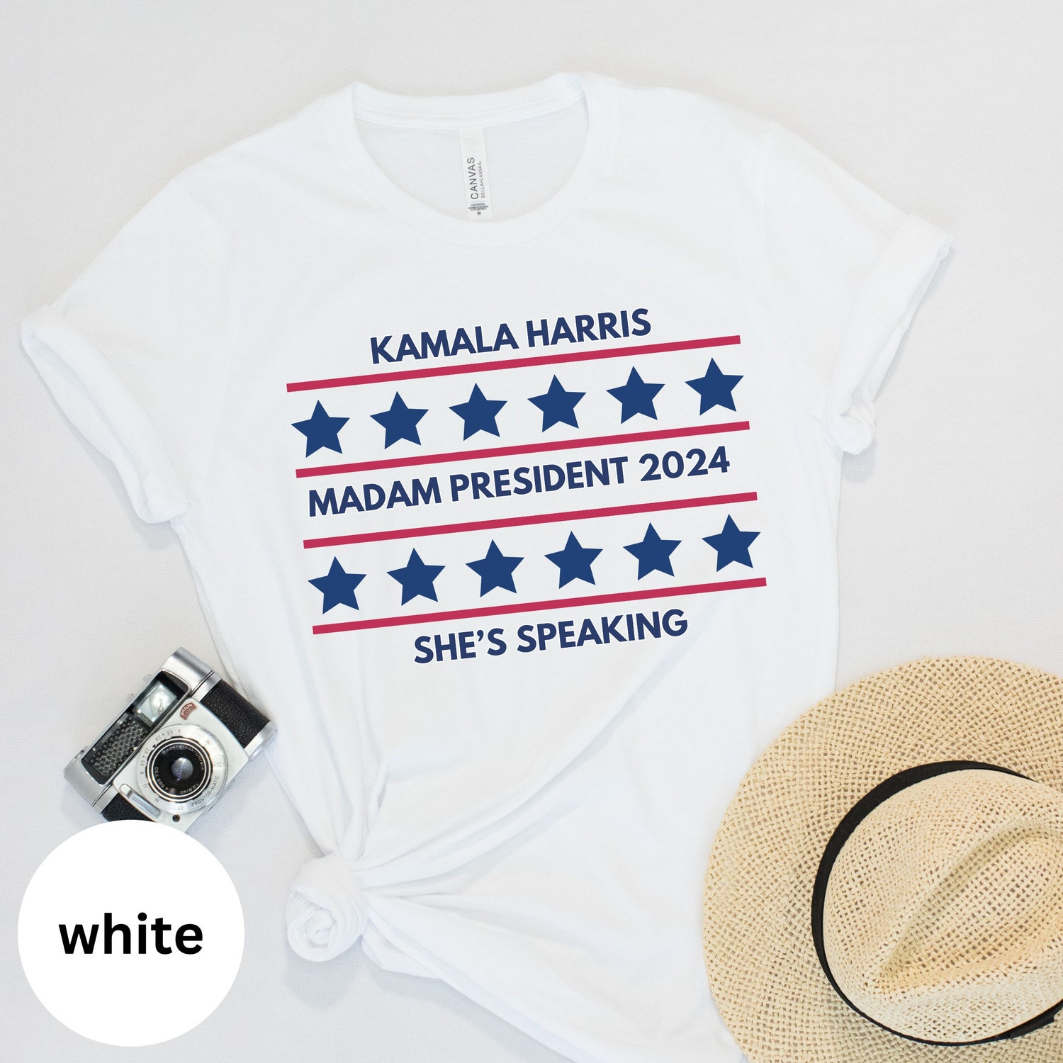 Kamala Harris 2024 T-Shirt Madam President Political Campaign Shirt Support Kamala Harris image 5