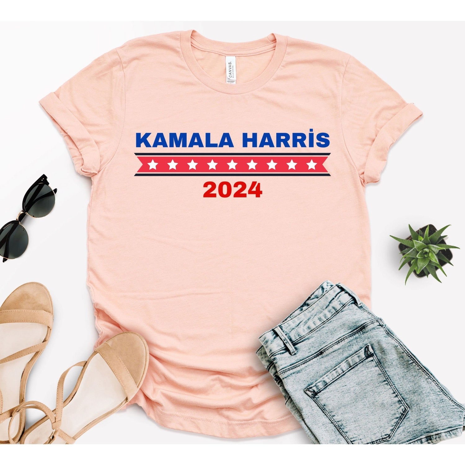 Kamala Harris 2024 Election T-Shirt I'm Speaking Voter Shirt Vote Kamala Harris Tee image 2