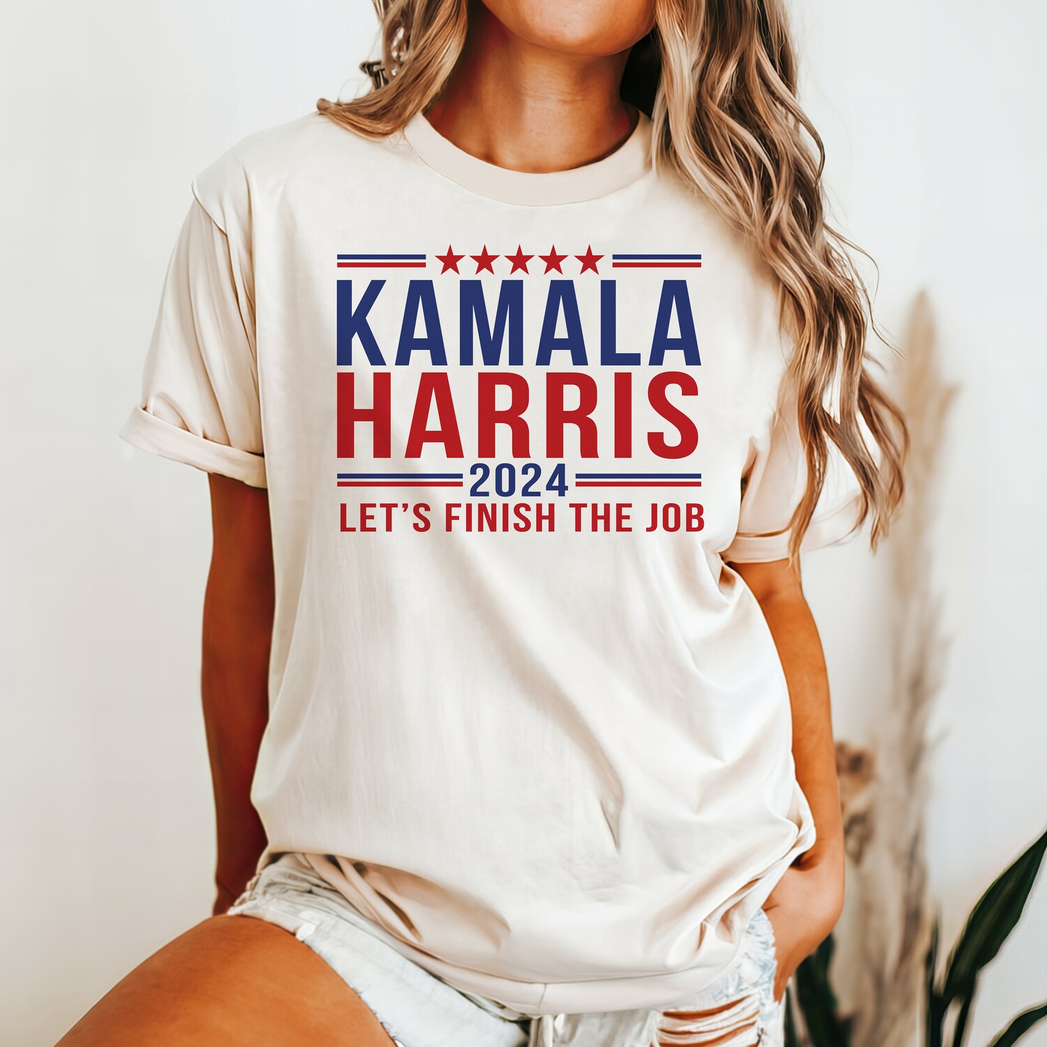 Kamala Harris 2024 Shirt Madam President Tee Kamala Rally T-shirt Democrat Gifts Biden image 1