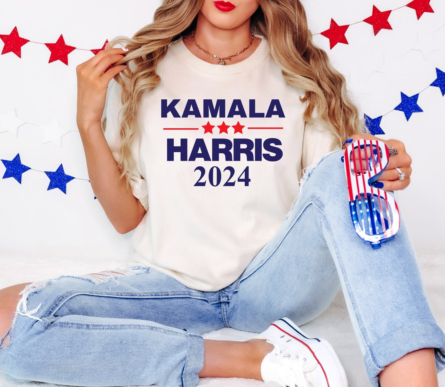 2024 Kamala Harris Let's Finish The Job T-Shirt President Kamala Harris Rally Shirt image 1