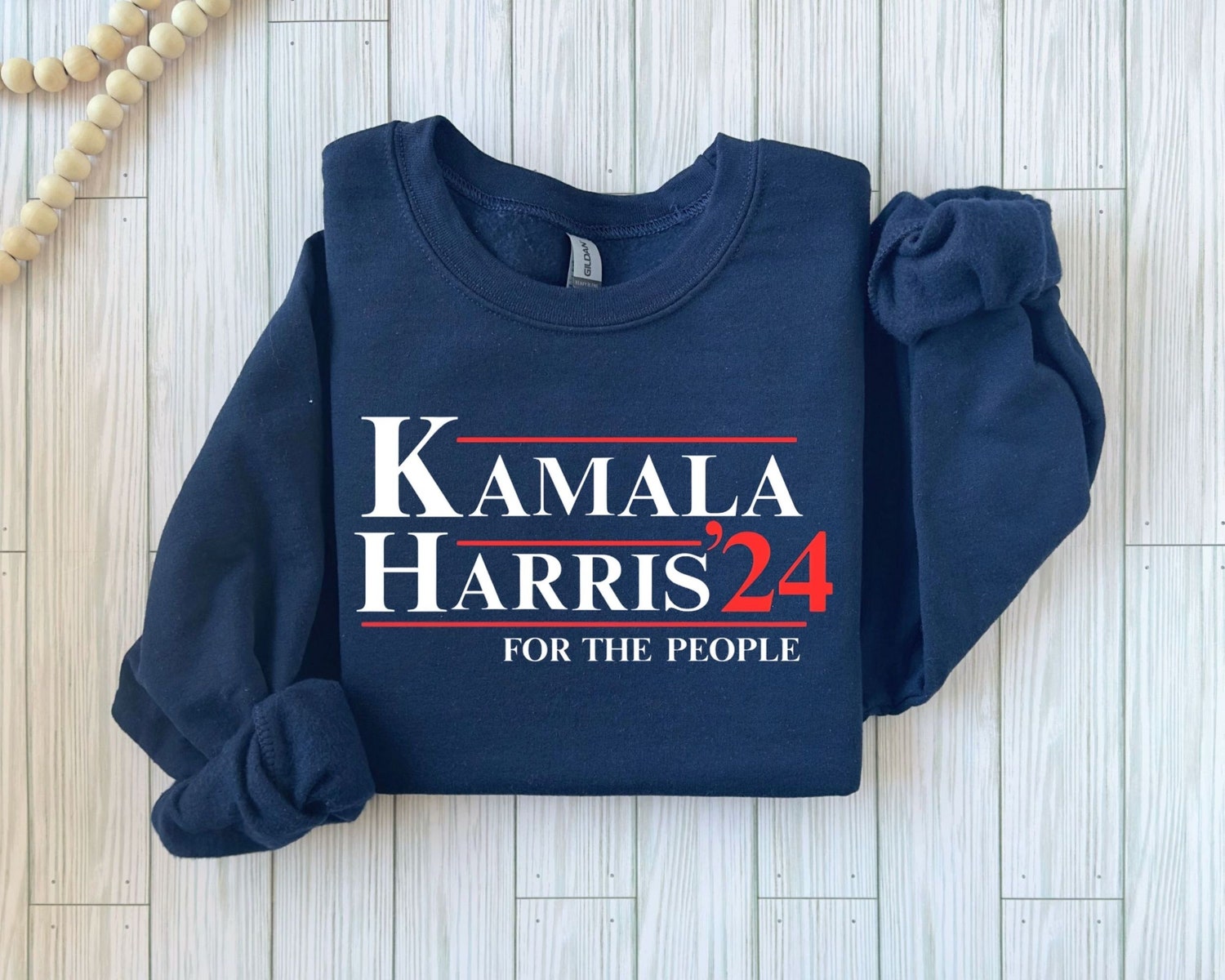 Kamala Harris 2024 T-Shirt Anti Trump Sweatshirt Madam President Tee image 0