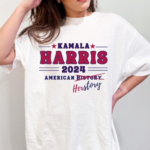 Kamala Harris 2024 Political T-Shirt Democrat USA Presidential Election Vote Liberal Politics image 0