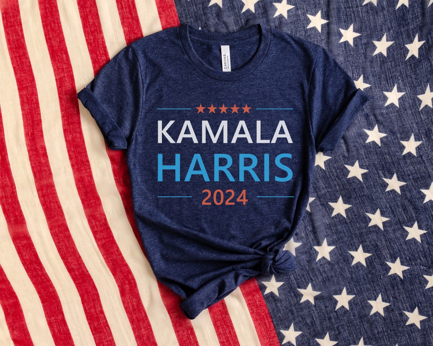 Kamala Harris 2024 Shirt Pro Democrat Election Kamala for President 2024 Tee image 0
