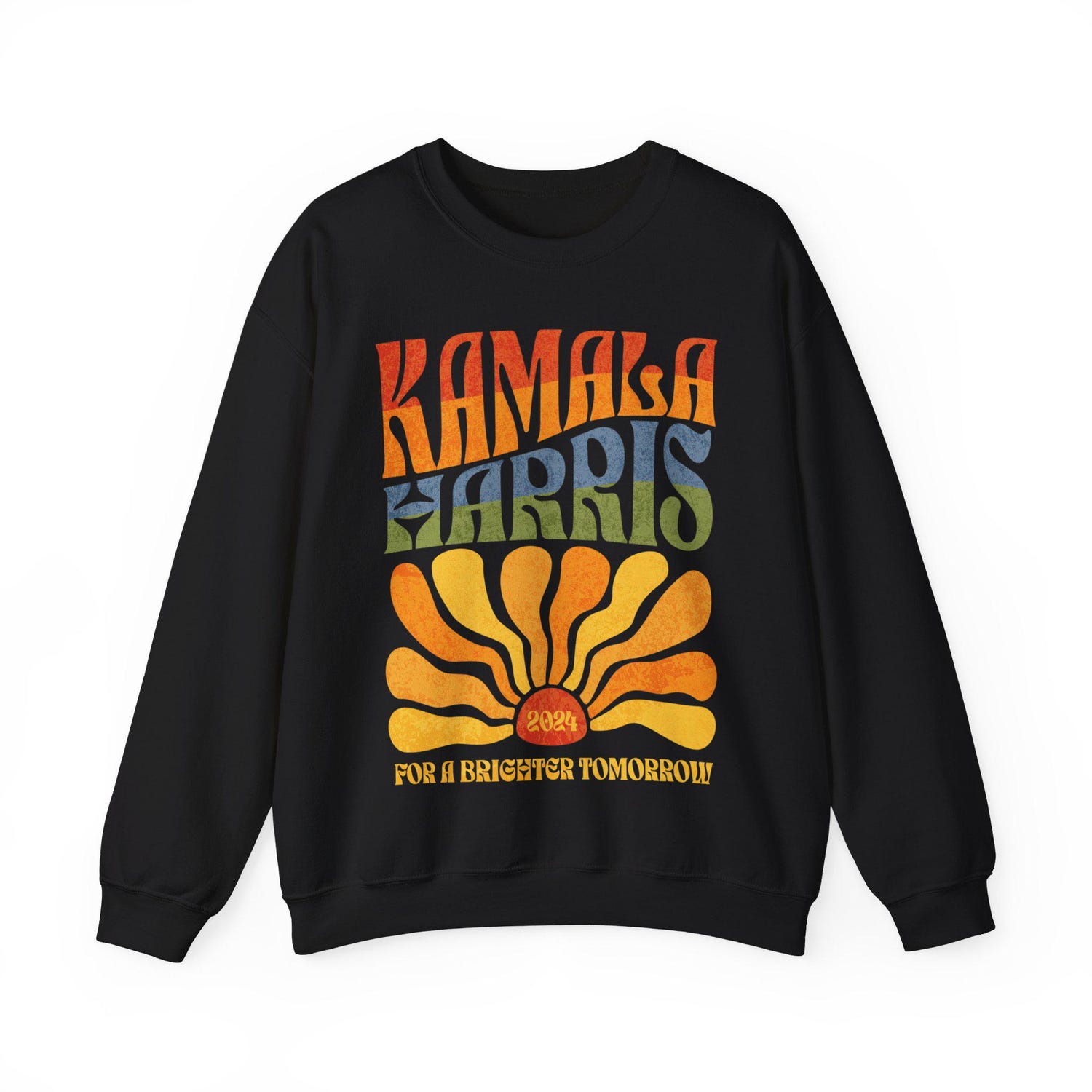 Kamala Harris 2024 Sweatshirt Vintage Boho Hoodie Retro Election Feminist image 7